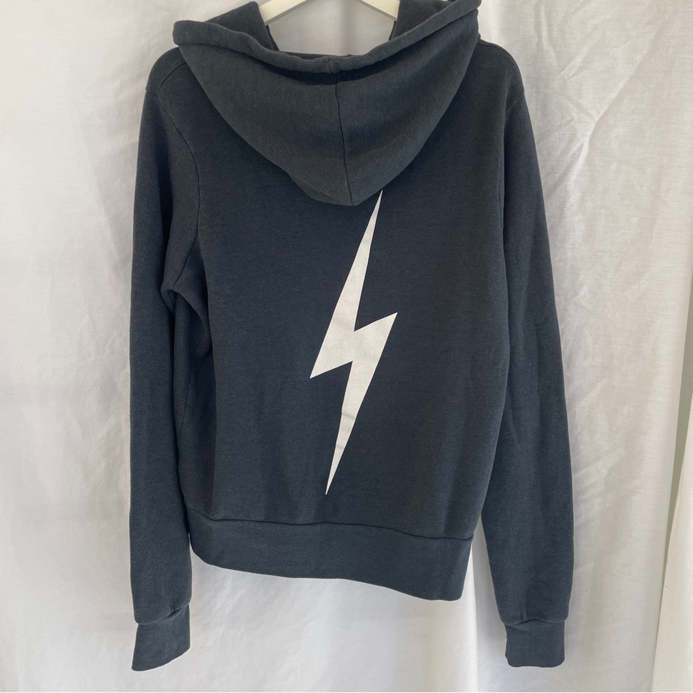AVIATOR NATION Bolt Hoodie SMALL Navy